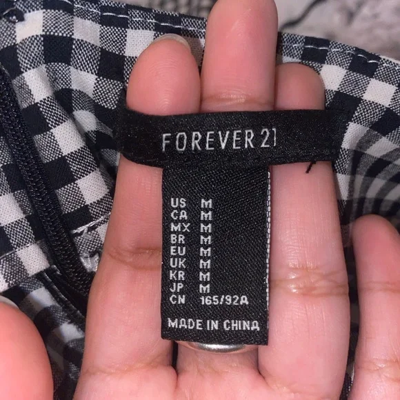 Forever 21 gingham ruffle skirt - Picture 2 of 4